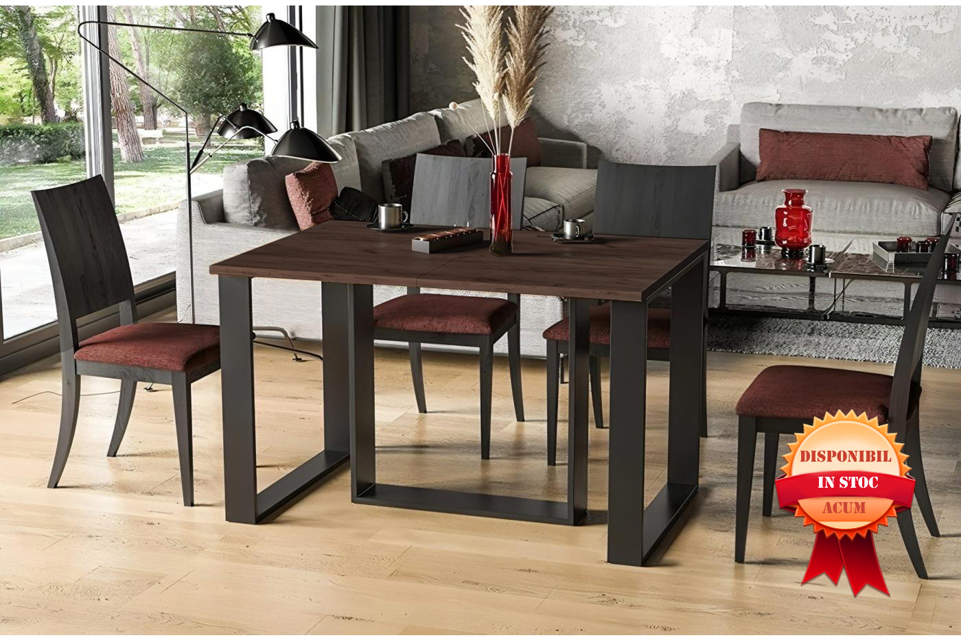 BORYS MASA EXTENSIBILA 130-330 X 80 DAB MONASTERY