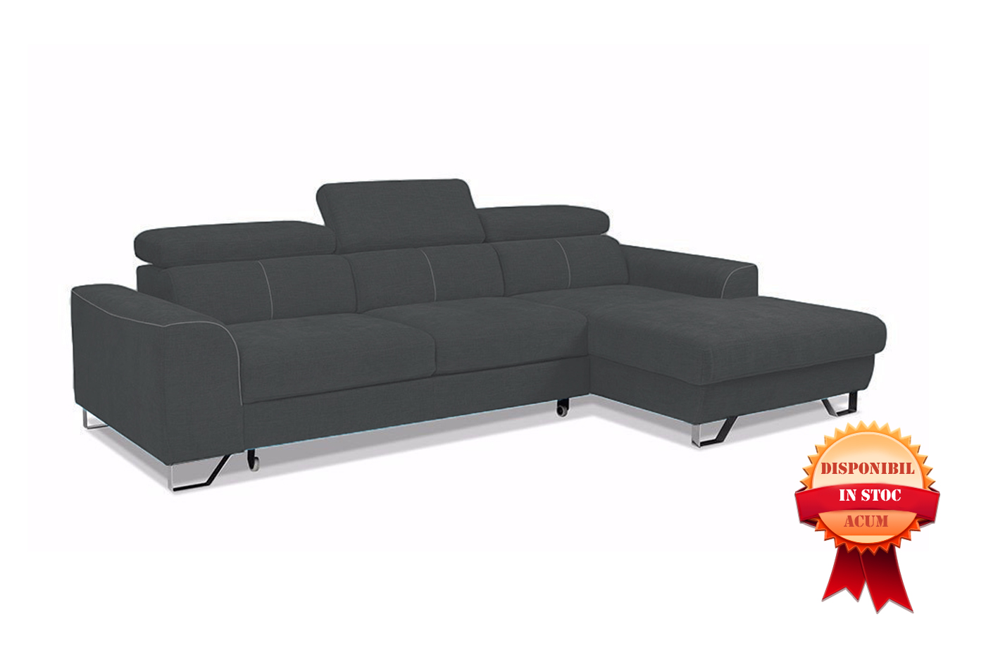 ASTI COLTAR EXTENSIBIL 280 X 170 INARI-96 COLT DREAPTA ZONA DE DORMIT 225 X 123