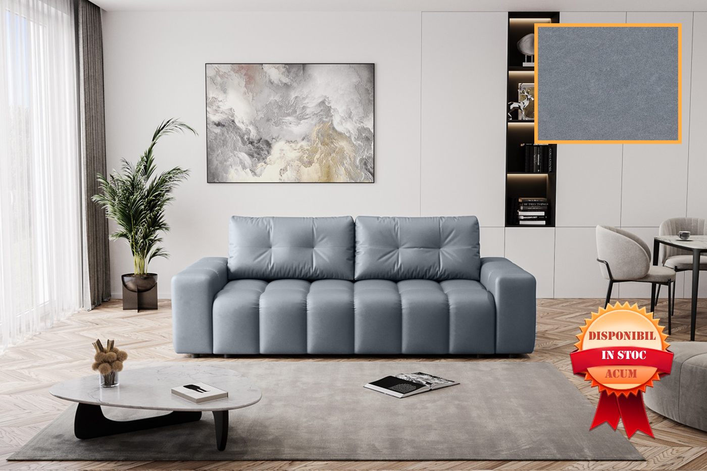 CORONA CANAPEA EXTENSIBILA 248 X 109 CASTEL-91 ZONA DE DORMIT 160 X 200