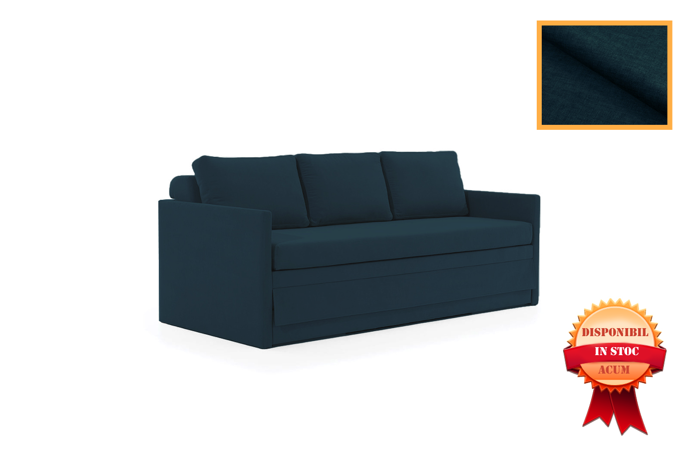 SMARTBED CANAPEA EXTENSIBILA 214 x 87 ZONA DE DORMIT 160 x 200 VOGUE-13 ALBASTRU