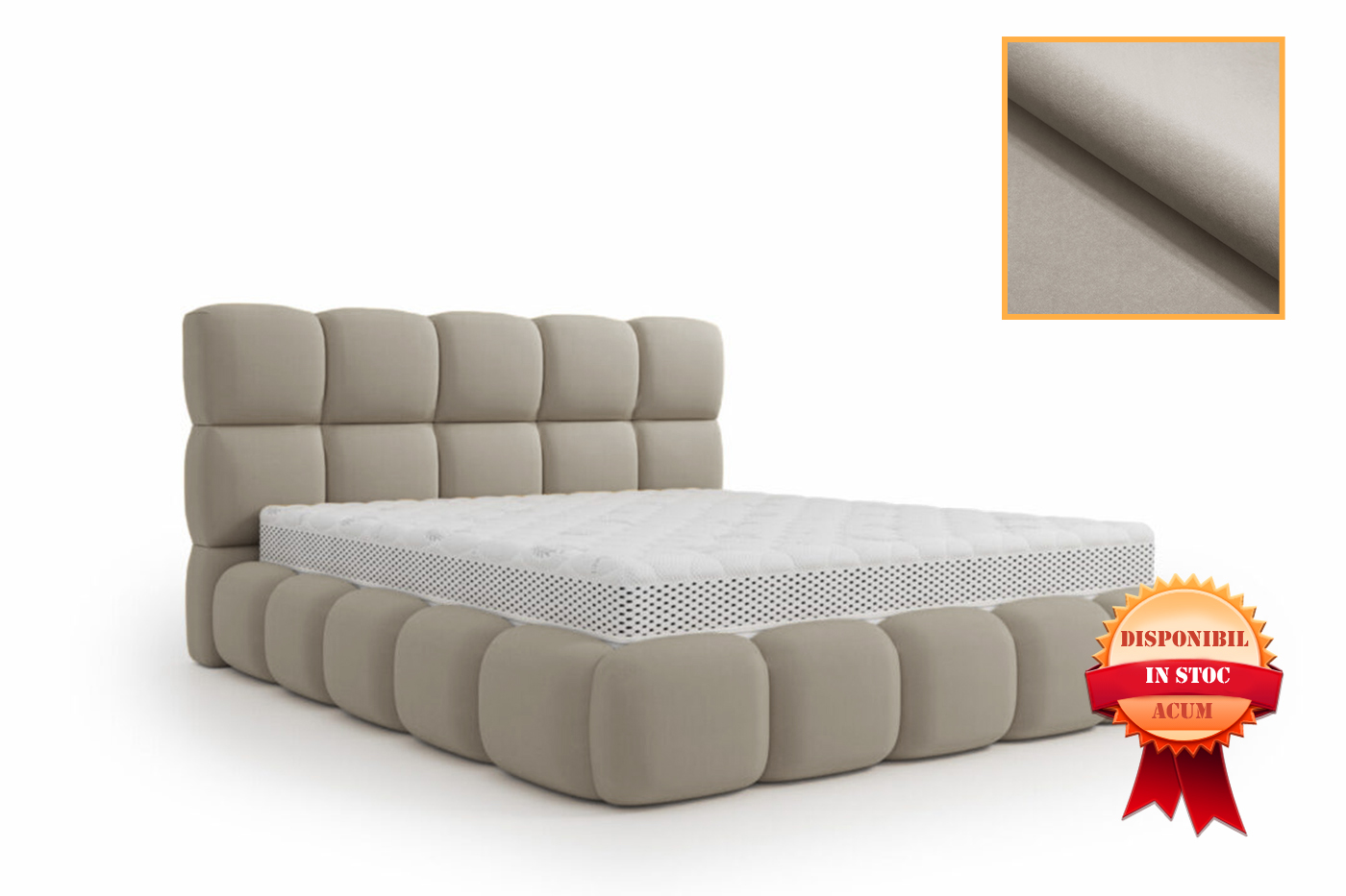 CHERRY 140 PAT CONTINENTAL MATT VELVET-09 CREM