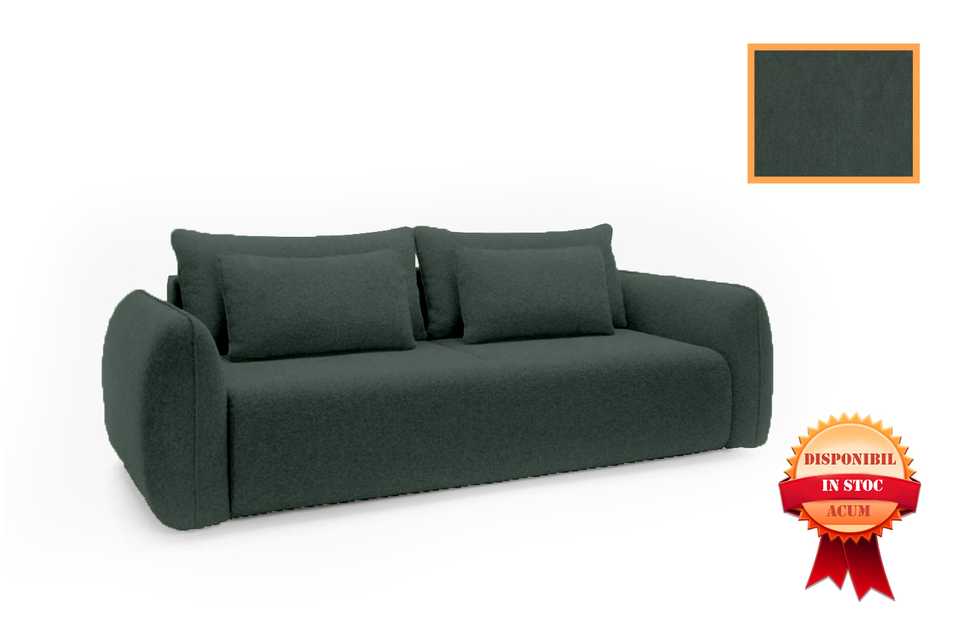 MALOY CANAPEA EXTENSIBILA 252 X 103 CLOUD-39 VERDE