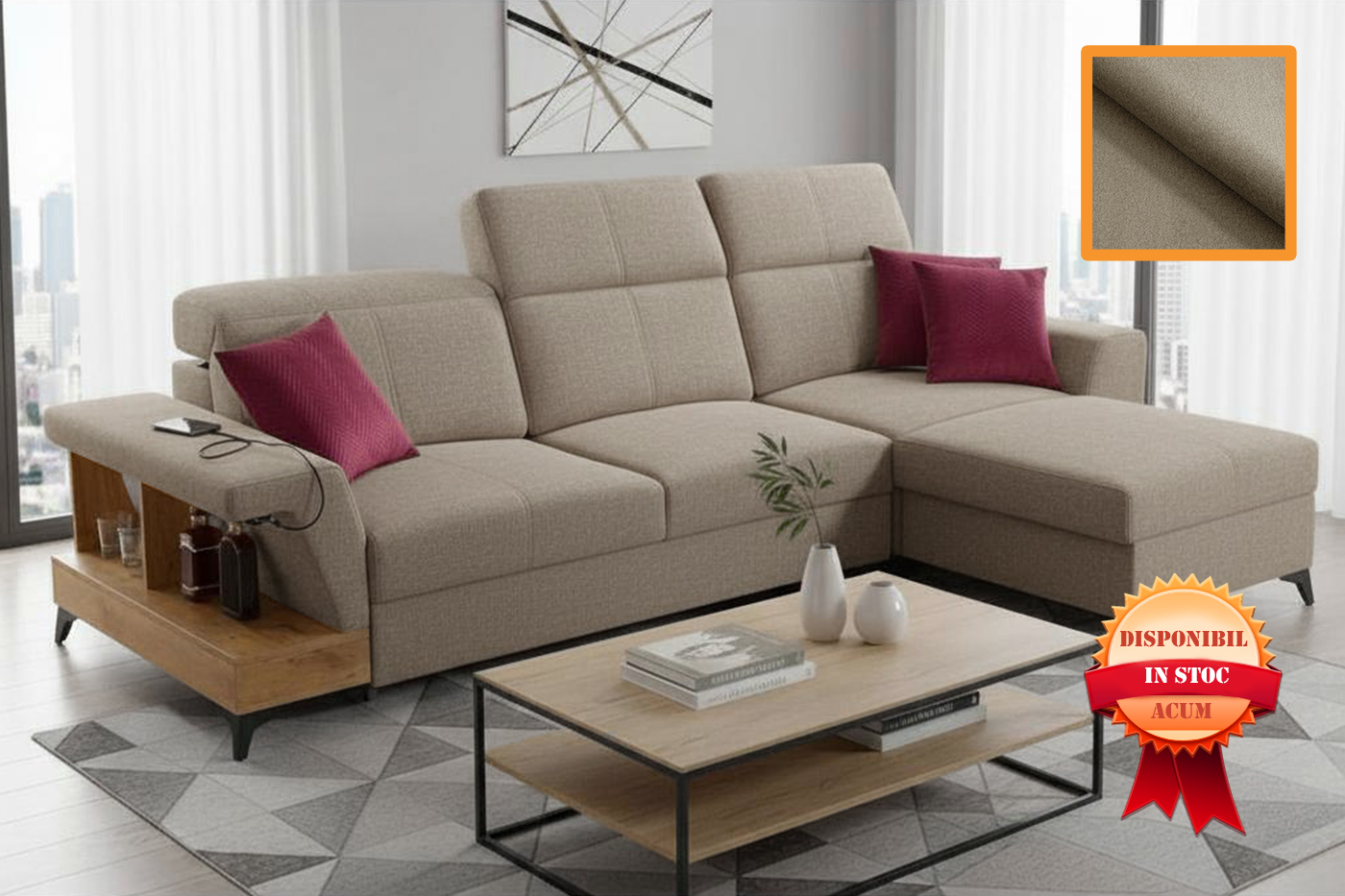 BELUTTI COLTAR EXTENSIBIL 292 X 180 ELEMENT-06 DRREAPTA