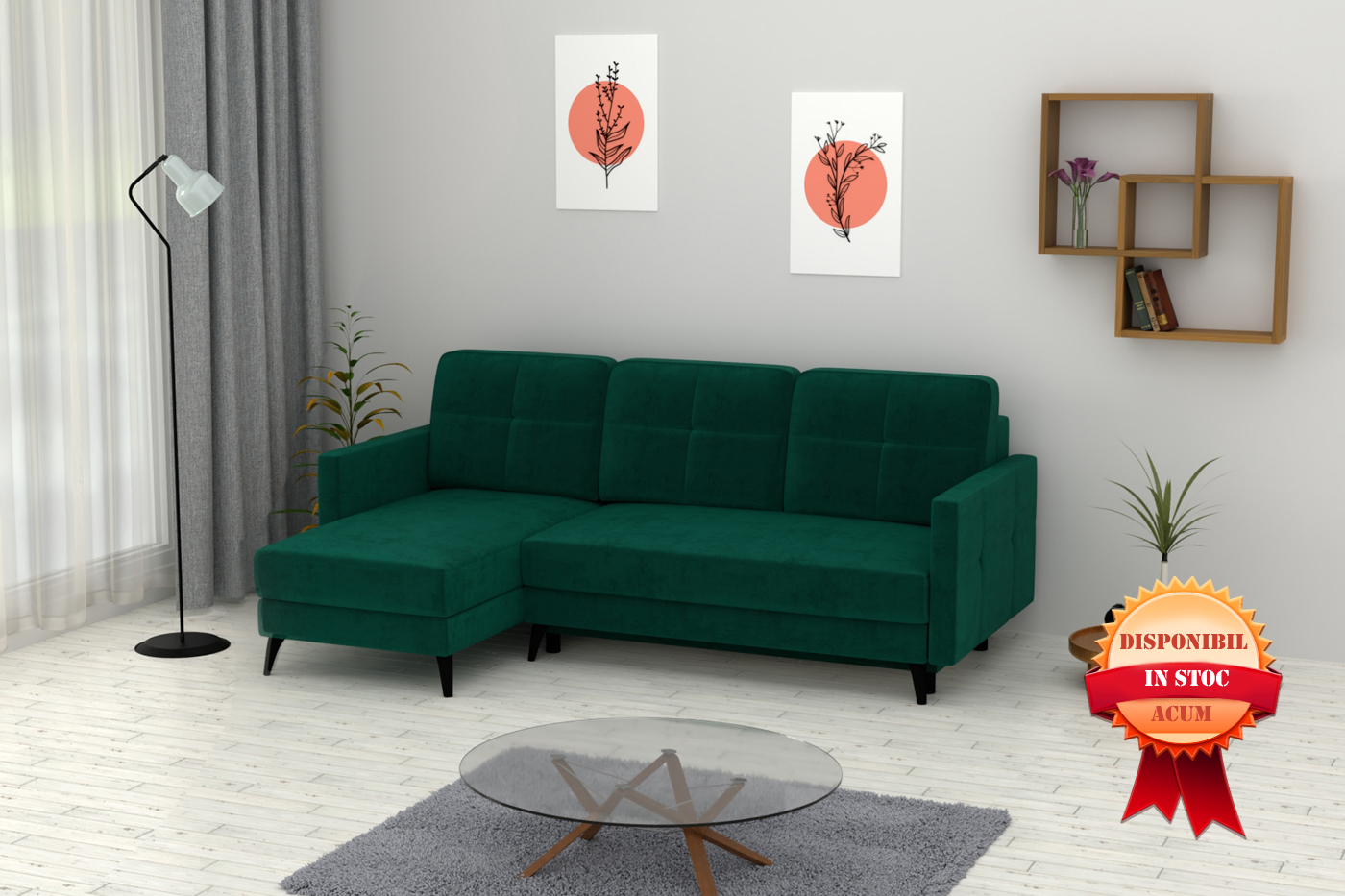 COOPER COLTAR EXTENSIBIL 215 x 145 VERDE ZETTA-298 COLT REVERSIBIL STANGA SAU DREAPTA