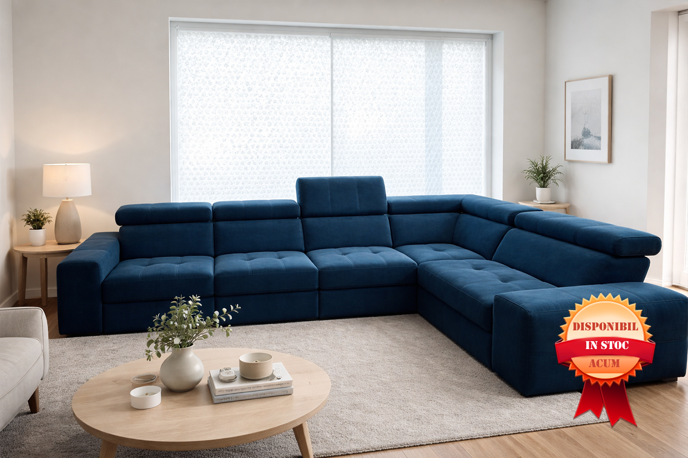 GIRRO COLTAR RECLINER ELECTRIC 380X215 ALBASTRU