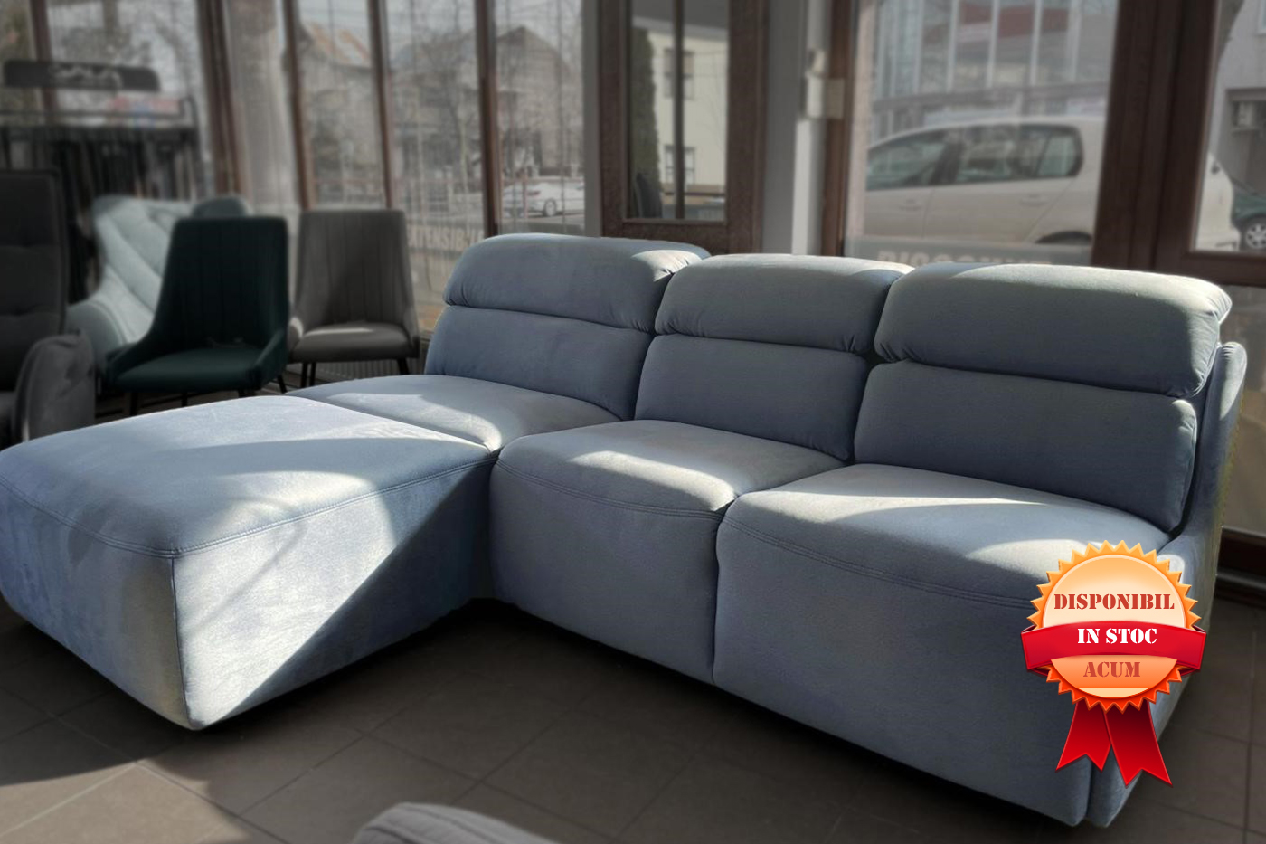 LOGGIA COLTAR EXTENSIBIL STANGA 245×180 ELEMENT-23 GRI