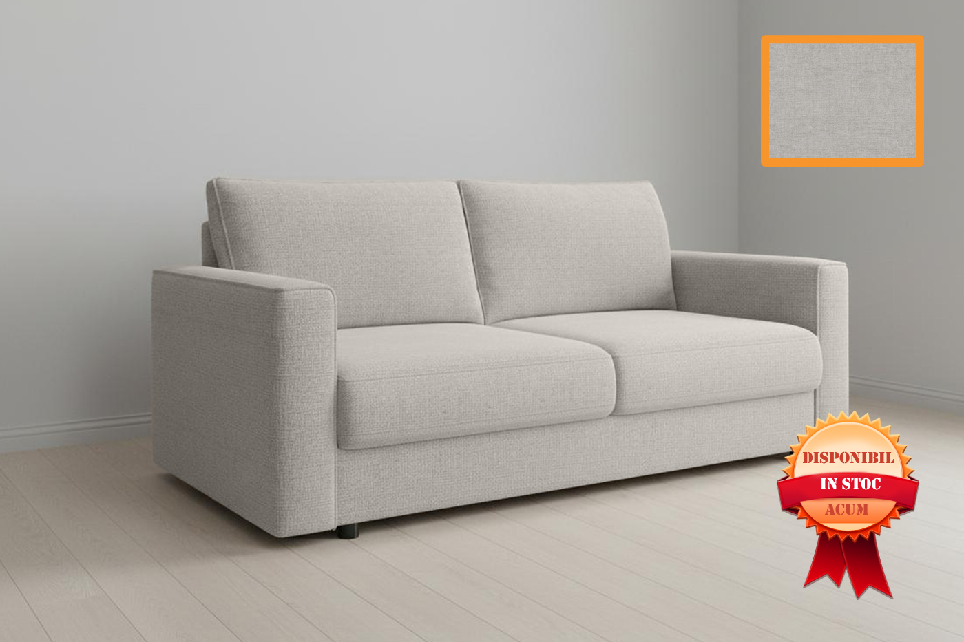 DELANTO CANAPEA EXTENSIBILA 193 x 96 WIND 82 CREM