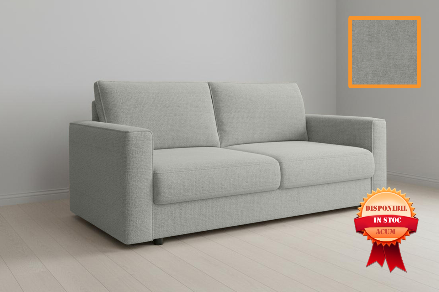 DELANTO CANAPEA EXTENSIBILA 193 x 96 WIND 90 GRI