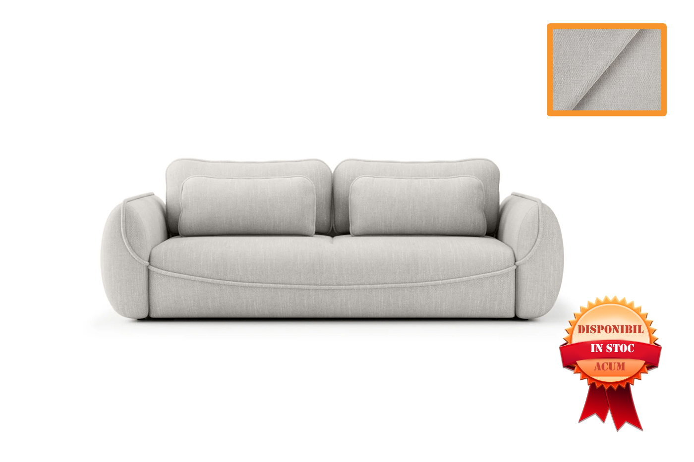 UMEA CANAPEA EXTENSIBILA 257 X 108 REBEL-05 GRI