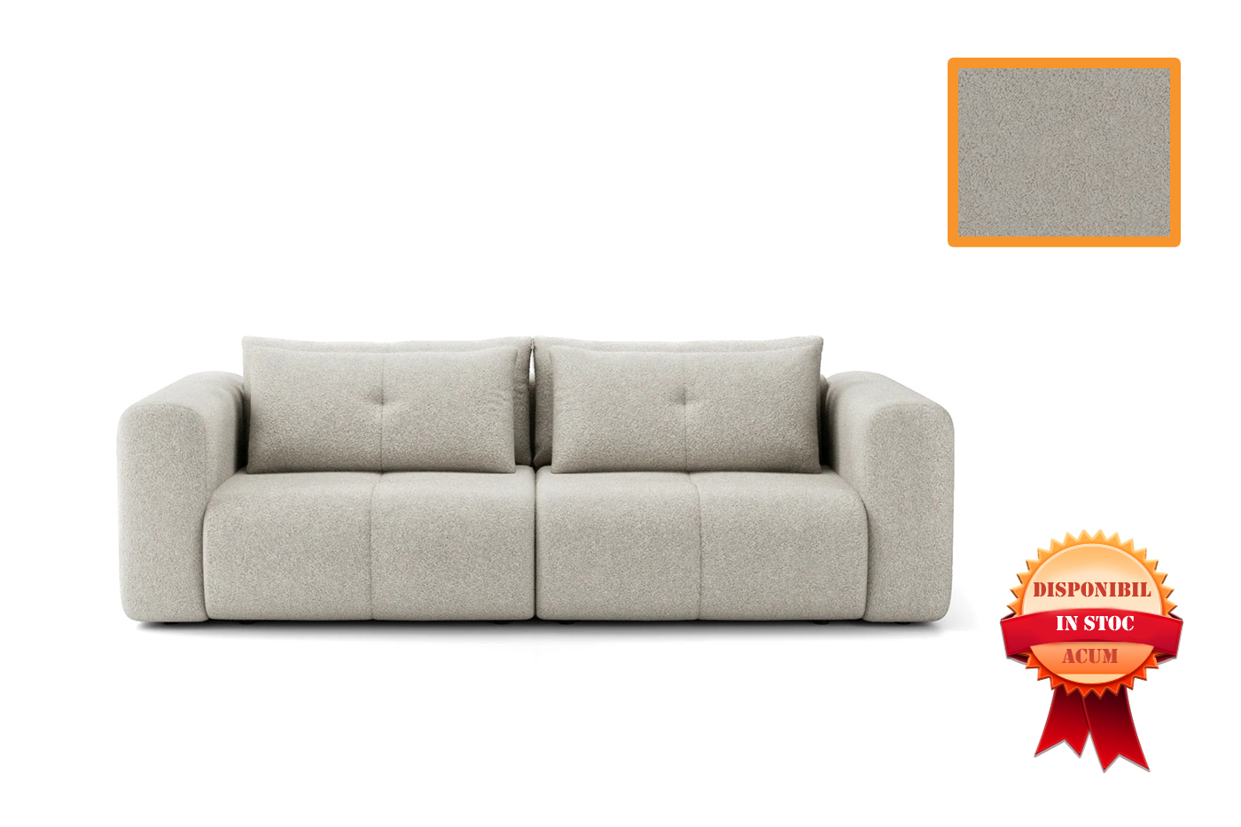 MOSSA CANAPEA EXTENSIBILA 260 X 120 MONTE-11 CREM