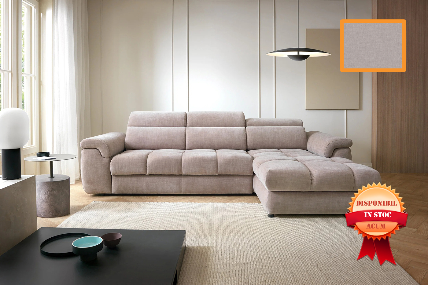 CAMPO COLTAR EXTENSIBIL 296X185 GOLDEN-25 COLT DREAPTA MARO CREM